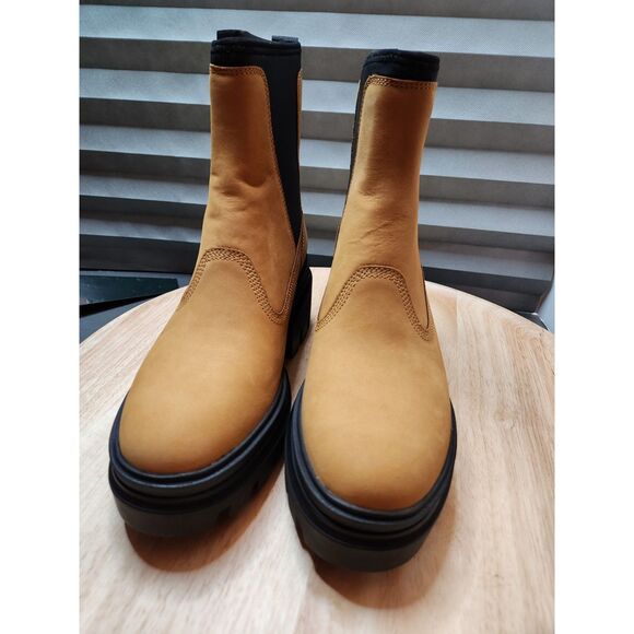 Timberland Everleigh Chelsea Boots | Women's size 8.5 | Wheat Nubuck - Picture 14 of 16
